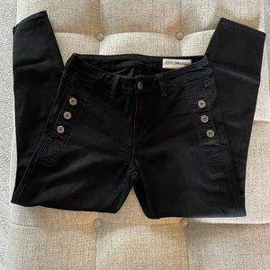 Size 28 black pistola jeans
